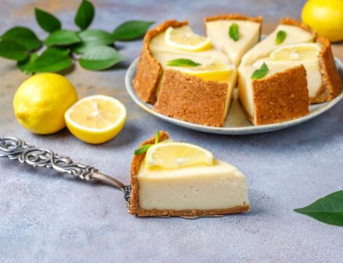 Tarta fría de granizado de limón
