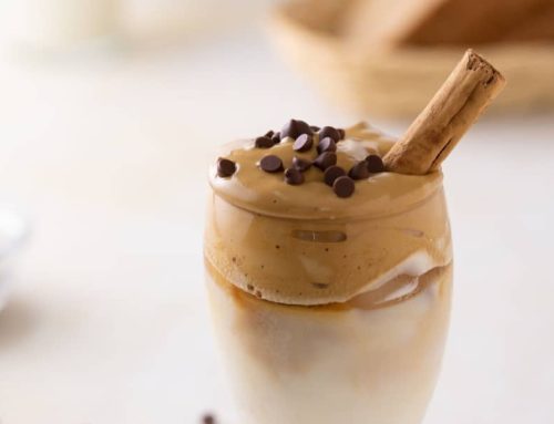 Refrescante frappé de horchata